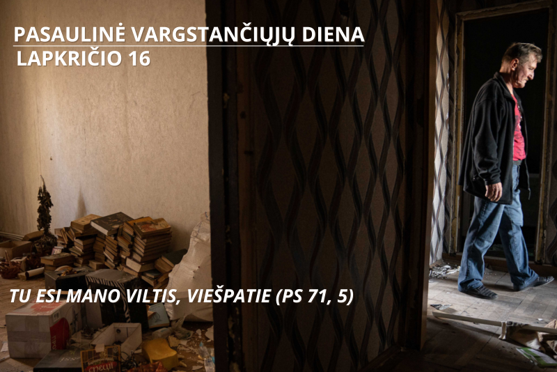 Popiežiaus žinia 9-osios Pasaulinės vargstančiųjų dienos proga